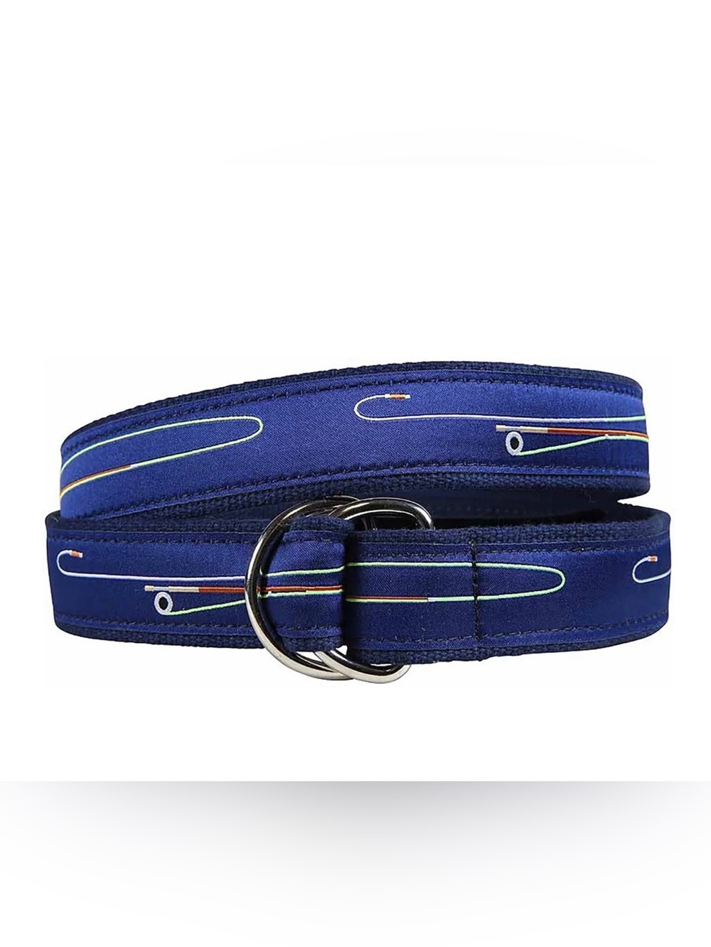 The Belted Cow Ribbon D-Ring Belt Fly Rod
